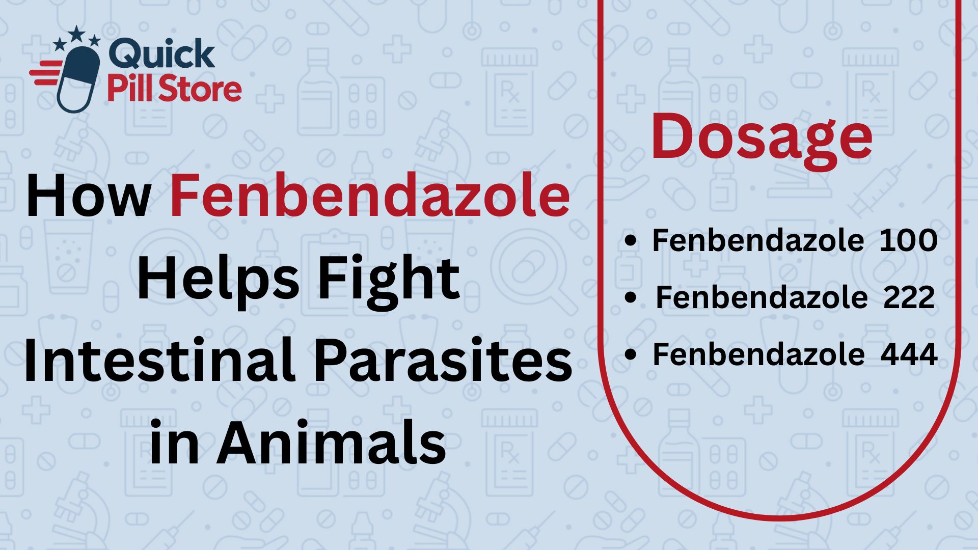 How Fenbendazole Helps Fight Intestinal Parasites in Animals