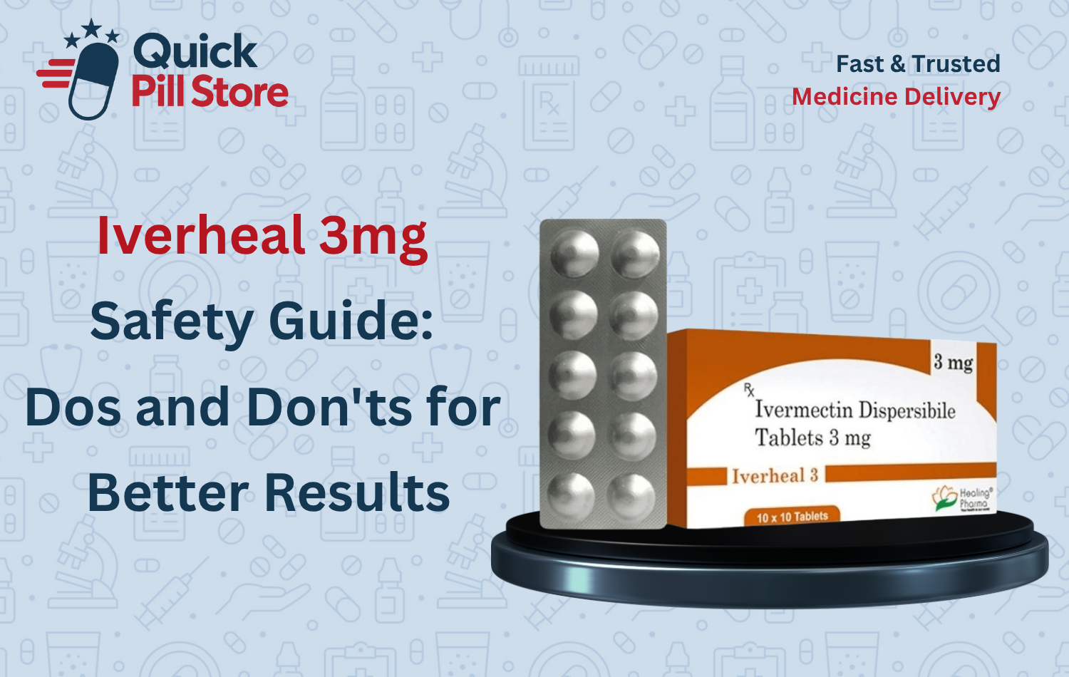 Iverheal 3 mg safety guide and dosage information